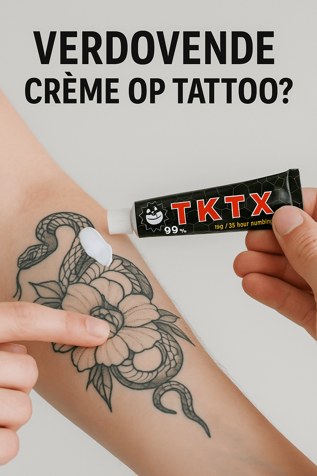 verdovende crème voor tattoos