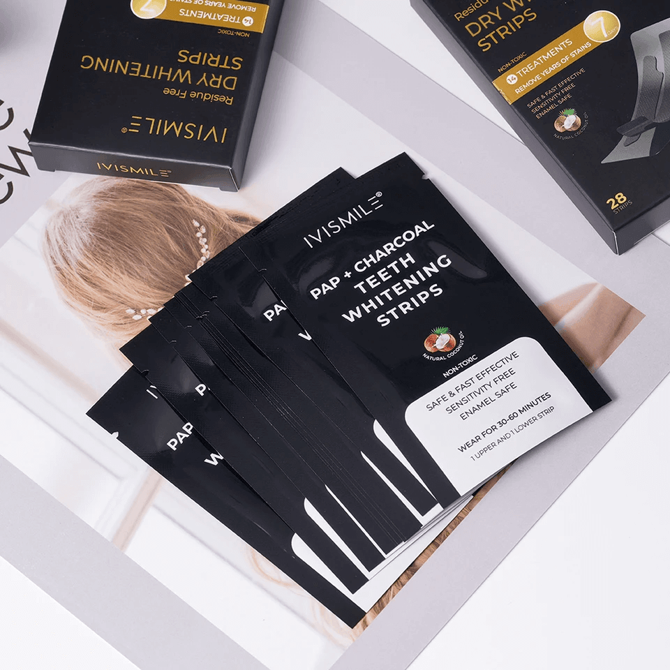 IVISMILE Charcoal Whitening Strips - BYJAIL
