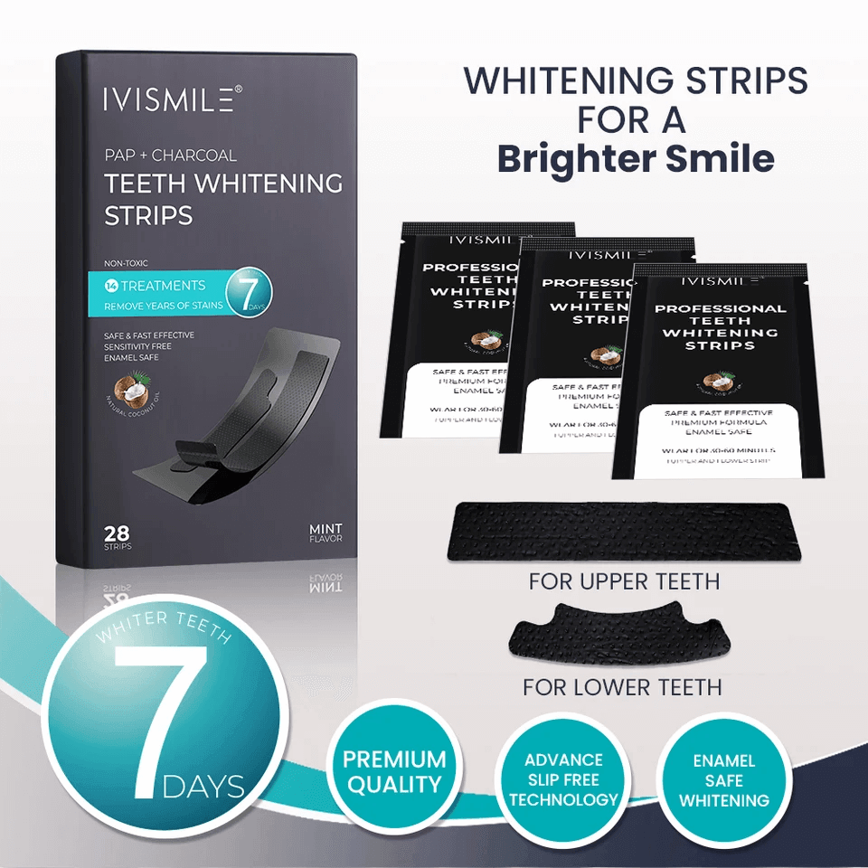 IVISMILE Dry Coconut Whitening Strips – Thuis Wittere Tanden - BYJAIL