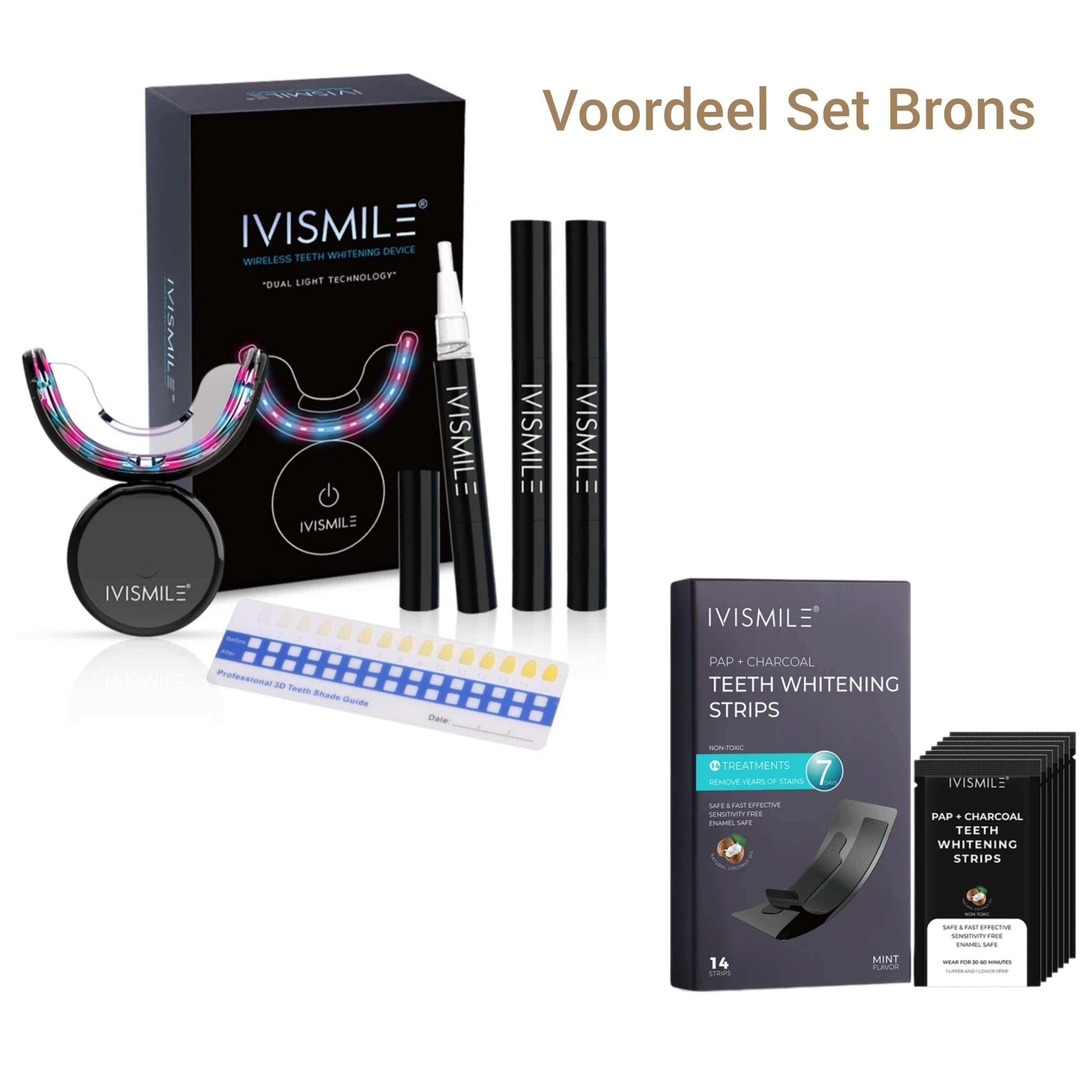 IVISMILE Tandenbleekset Brons – Thuis Bleken - BYJAIL