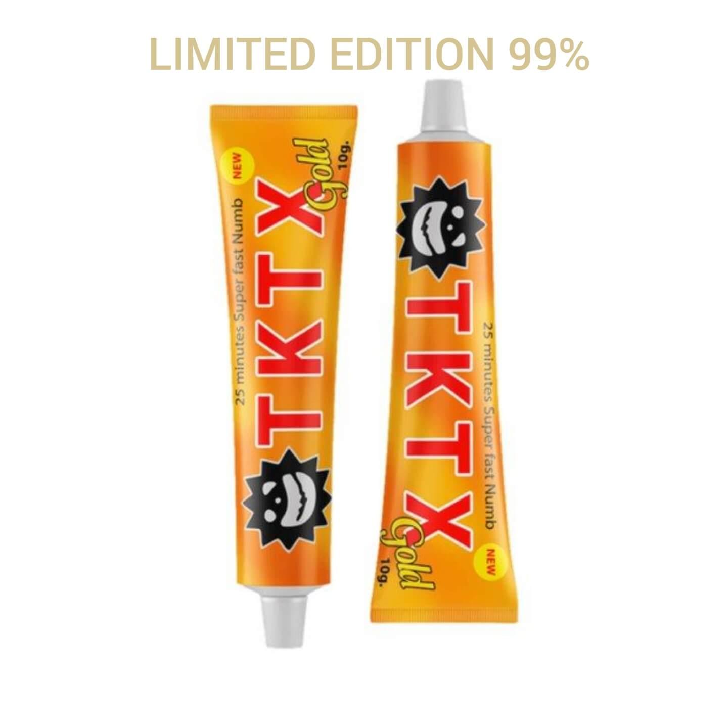 TKTX 99% Gold – Sterkste Verdovende Crème voor Tattoos & PMU - BYJAIL