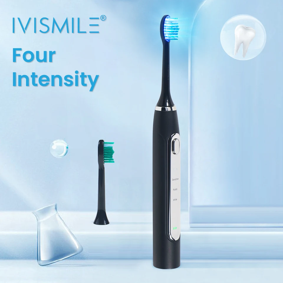 IVISMIL ULTRA Whitening Professionele 2in1 LED Elektrische Tandenborstel