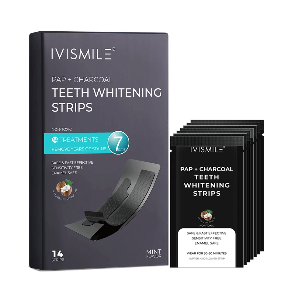 IVISMILE Dry Coconut Whitening Strips – Thuis Wittere Tanden